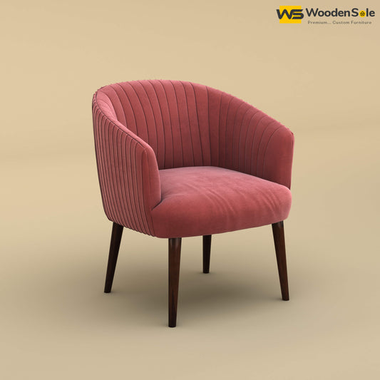 Parker Dining Chair (Velvet, Pink)