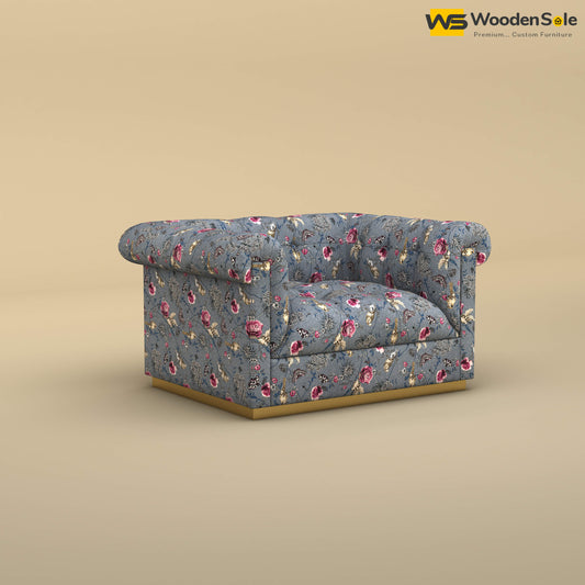 Morrison 1 Seater Fabric Sofa (Cotton, Floral Printed)