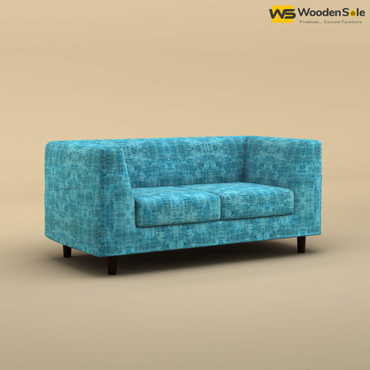 Hardik Loveseat (Cotton, Teal Blue)