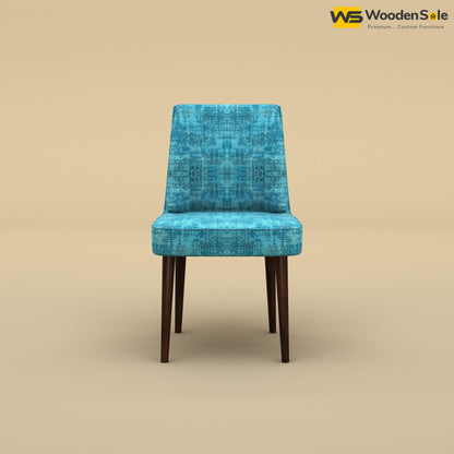 Hardik Dining Chair (Cotton, Teal Blue)