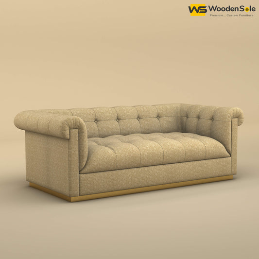 Morrison 3 Seater Fabric Sofa (Cotton, Faux Cream)