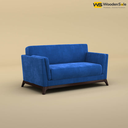 Bruno 2 Seater Sofa (Velvet, Royal Blue)