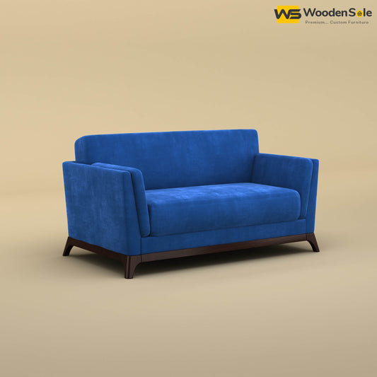 Bruno 2 Seater Sofa (Velvet, Royal Blue)
