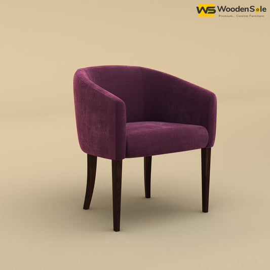 Florence Dining Chair (Velvet, Dark Purple)