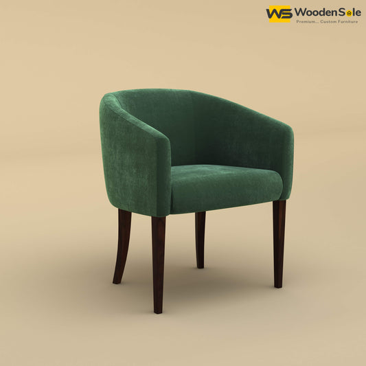 Florence Dining Chair (Velvet, Forest Green)