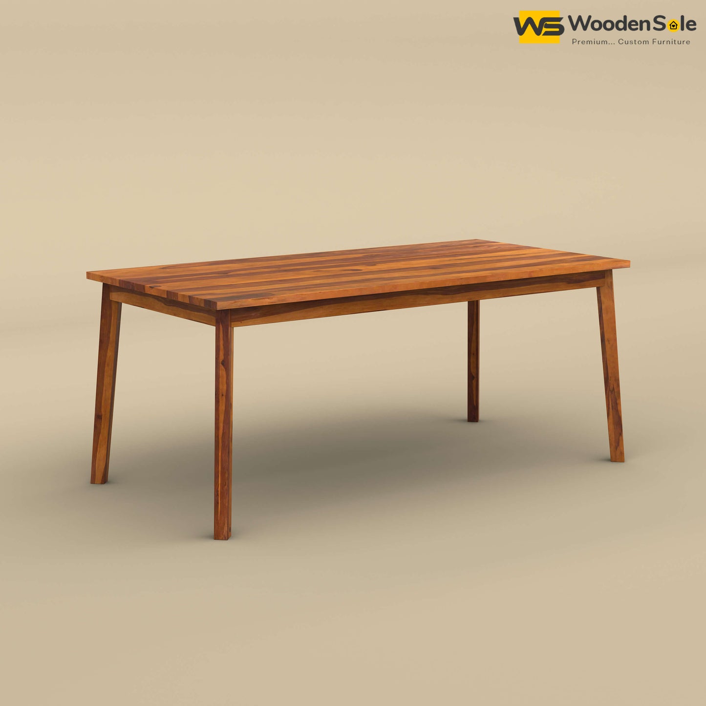 Kia 6 Seater Dining Set (Honey Finish)