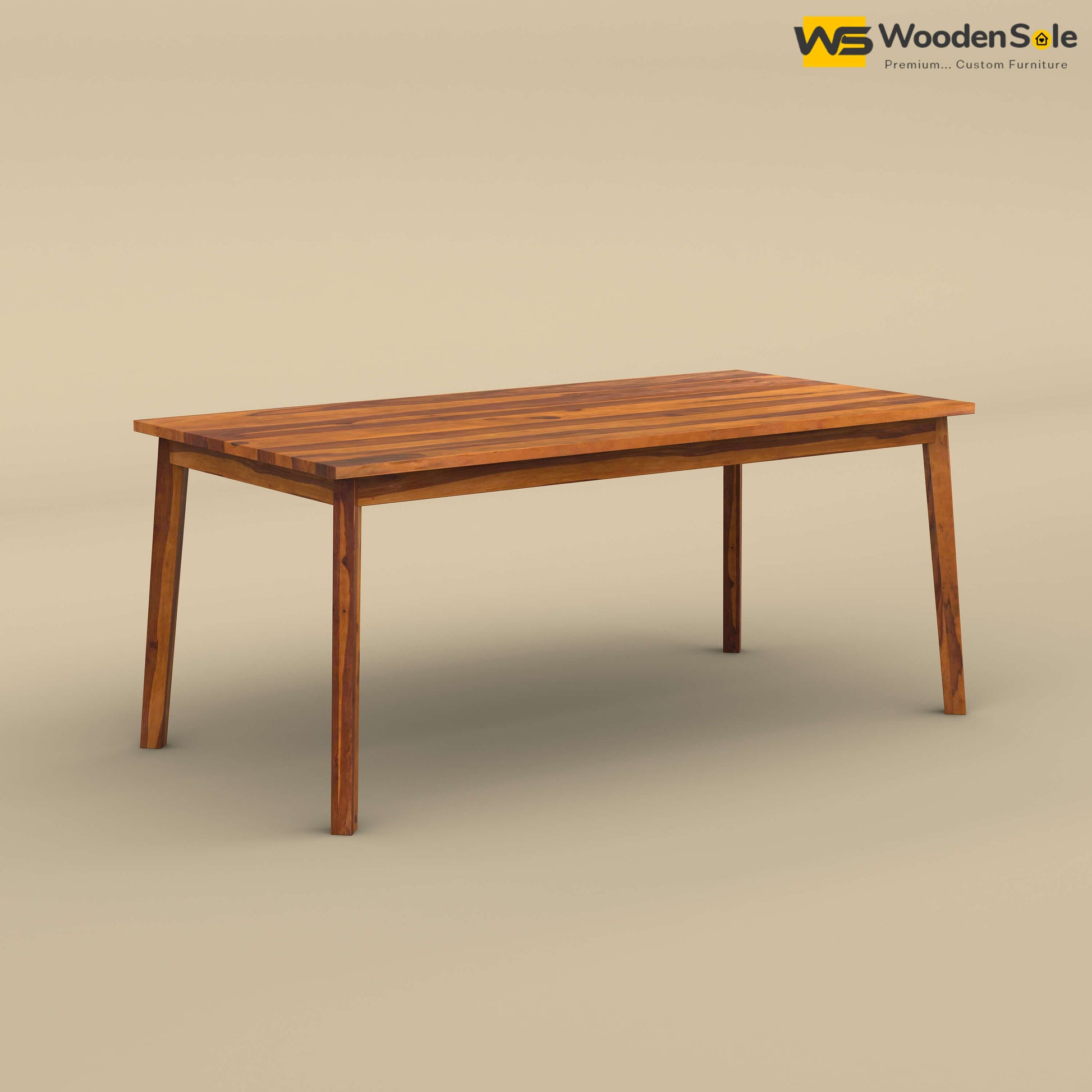 Kia 6 Seater Dining Set (Honey Finish)