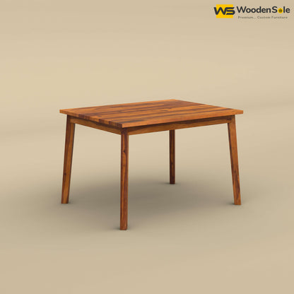 Kia 4 Seater Dining Set (Honey Finish)