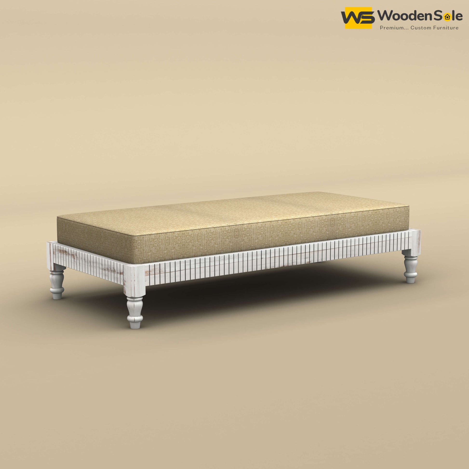 Aya Diwan Settee With Mattress (Distress Finish)
