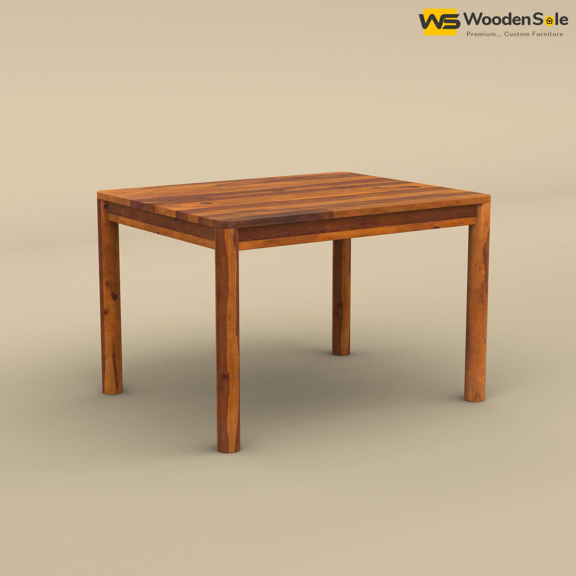 Madrid 4 Seater Dining Table (Honey Finish)