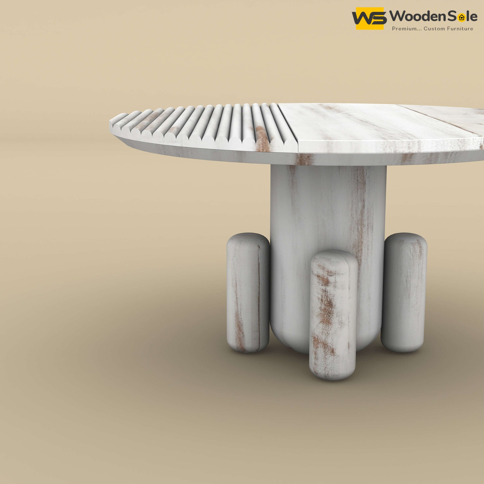 Elena Mango Wood Coffee Table (Distress Finish)