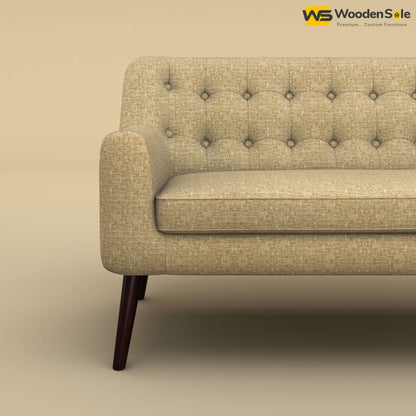 Viraj Loveseat Sofa (Cotton, Faux Cream)