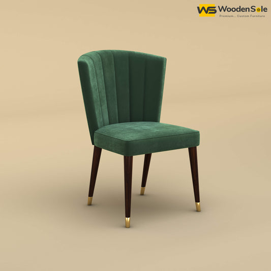 Julia Dining Chair (Velvet, Forest Green)