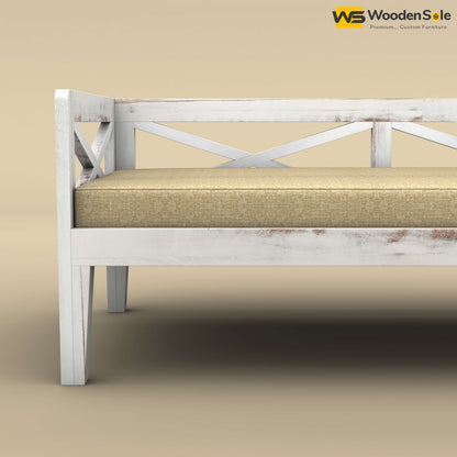 Edward Diwan Bed With Mattress (Distress Finish)