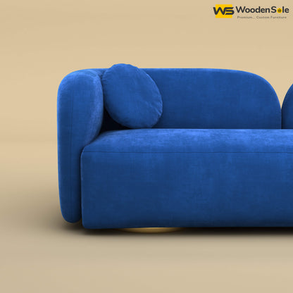 Oslo 3 Seater Interior Sofa (Velvet, Royal Blue)