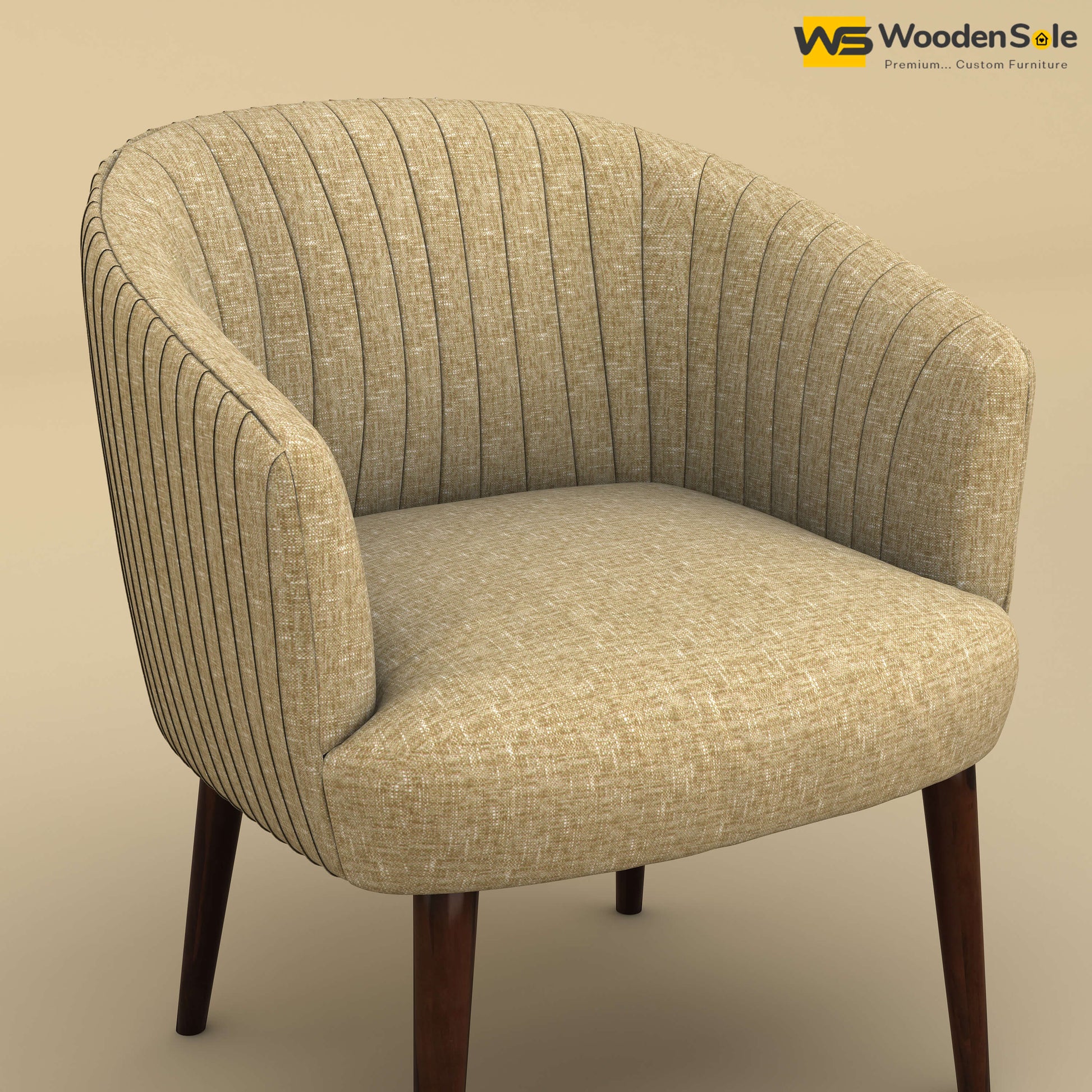 Parker Dining Chair (Cotton, Faux Cream)