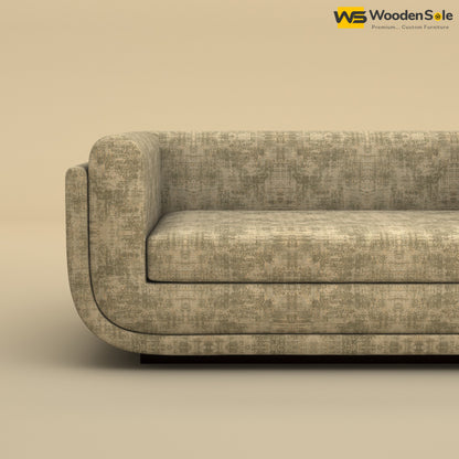 Vedant Two Seater Sofa (Cotton, Patchy Cream)