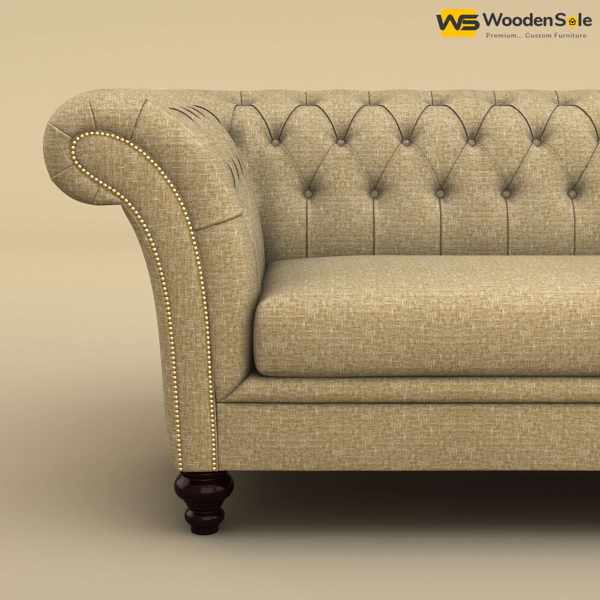 Rolex Loveseat (Cotton, Faux Cream)