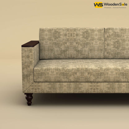 Tivoli 3 Seater Fabric Sofa (Cotton, Patchy Cream)