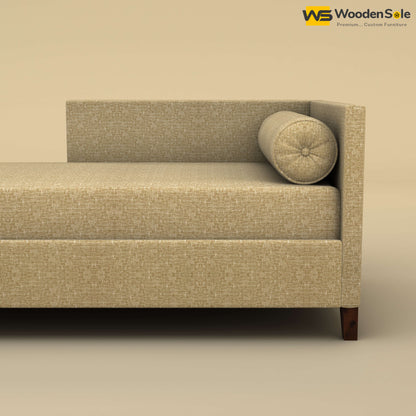 Daina Chaise Lounge (Cotton, Faux Cream)