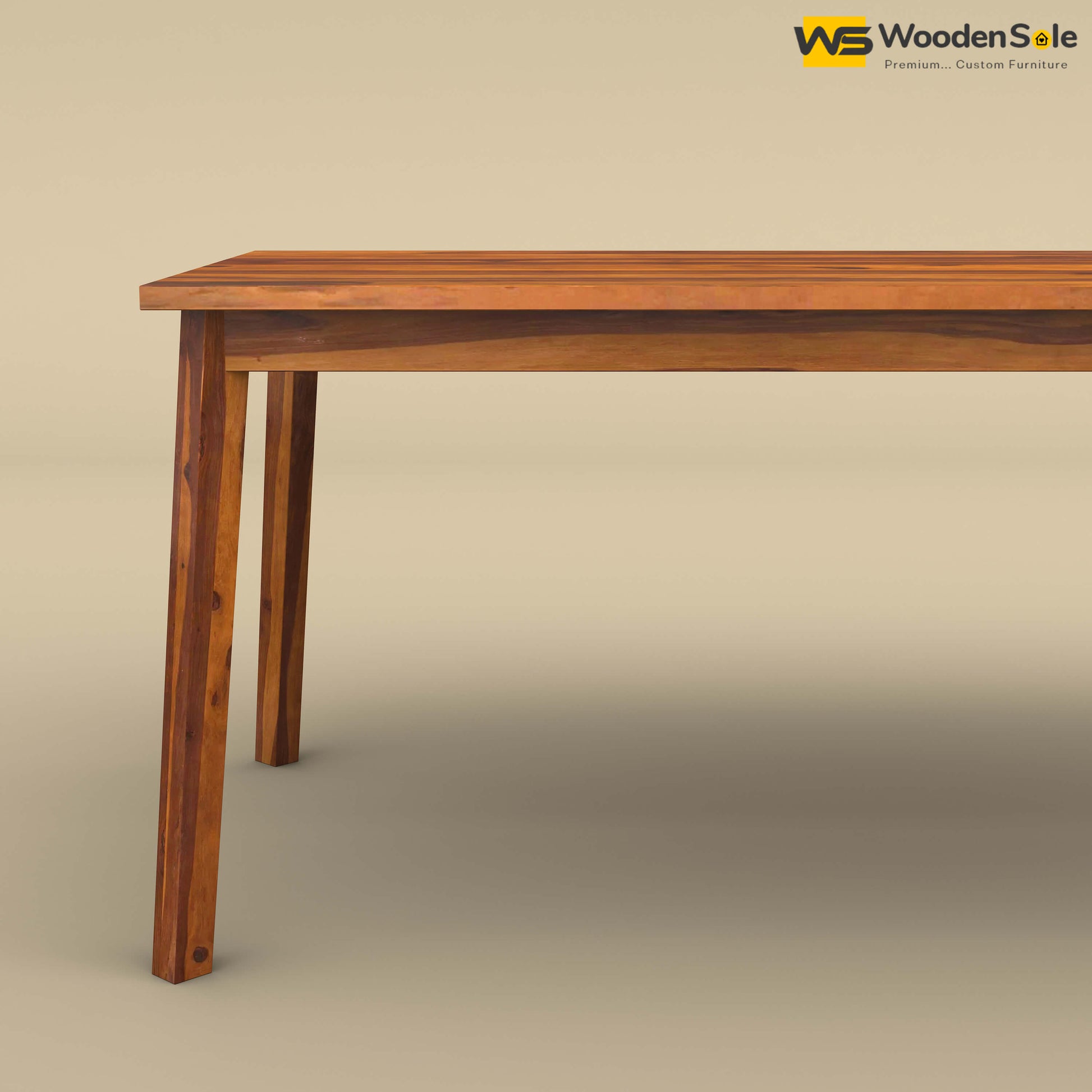 Kia 6 Seater Dining Set (Honey Finish)