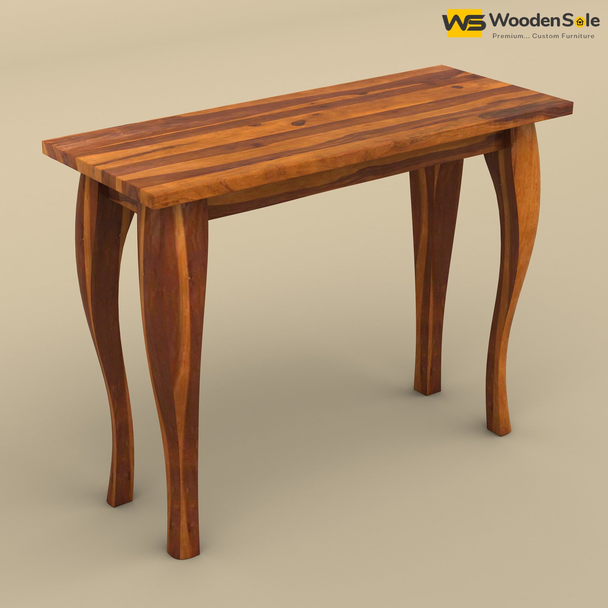Mehavi Console Table (Honey Finish)