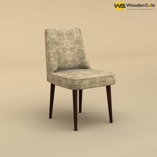 Hardik Dining Chair (Cotton, Patchy Cream)