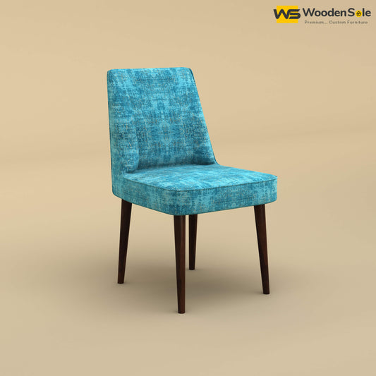 Hardik Dining Chair (Cotton, Teal Blue)
