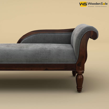 Virat Chaise Lounge (Velvet, Charcoal Gray)