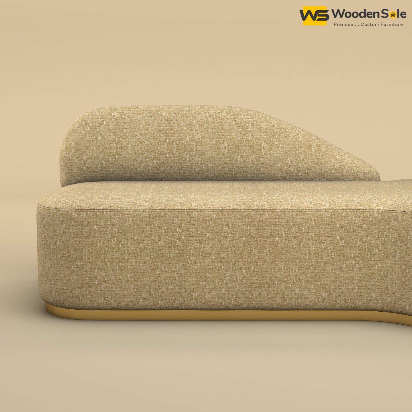Pablo Premium Design Couch Sofa (Cotton, Faux Cream)