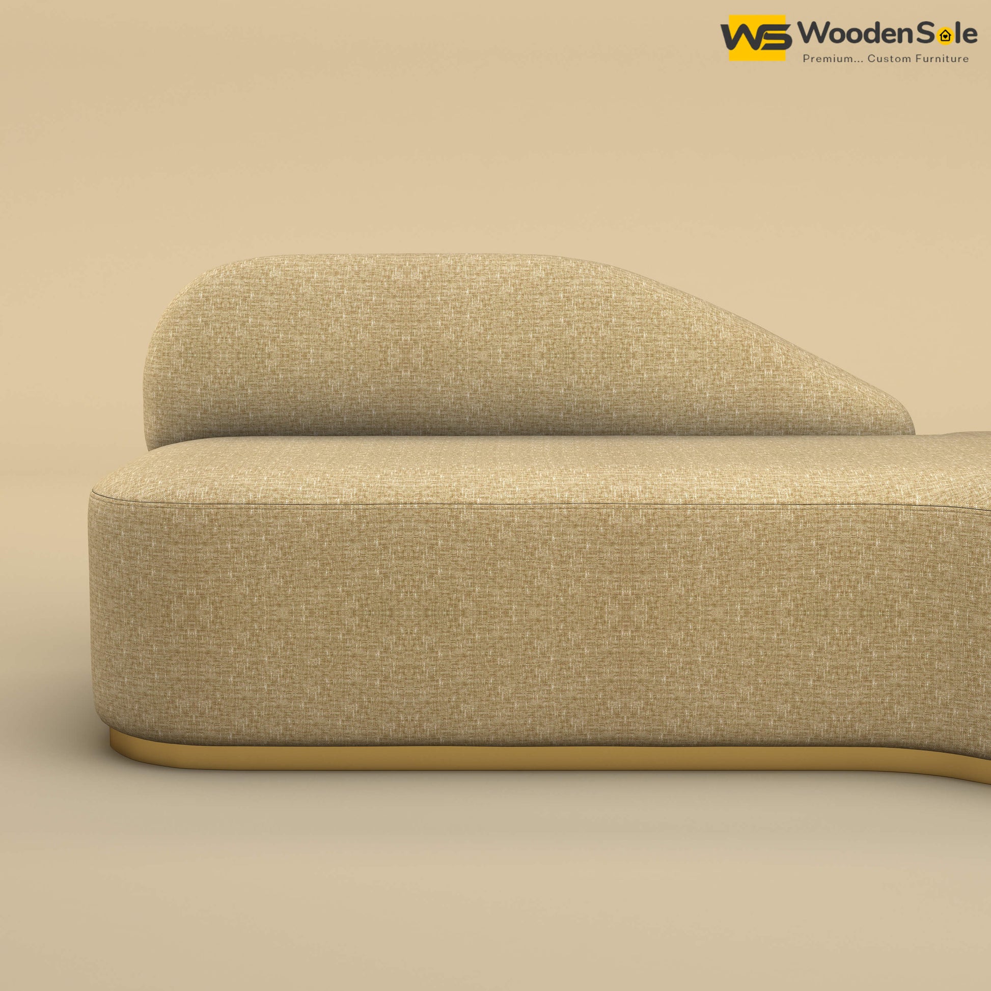 Pablo Premium Design Couch Sofa (Cotton, Faux Cream)