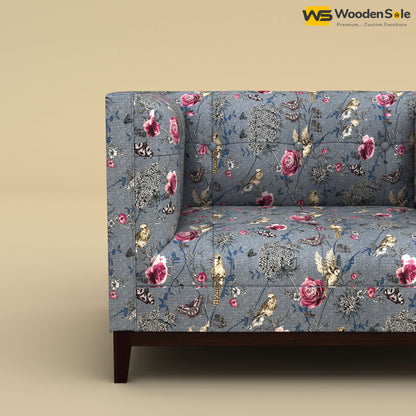 Loren One Seater Fabric Sofa (Cotton, Floral Printed)
