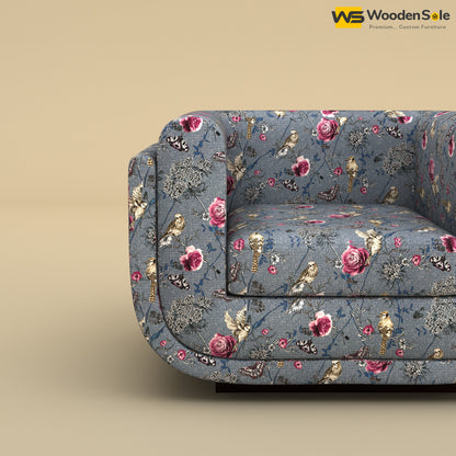 Vedant 1 Seater Fabric Sofa (Cotton, Floral Printed)