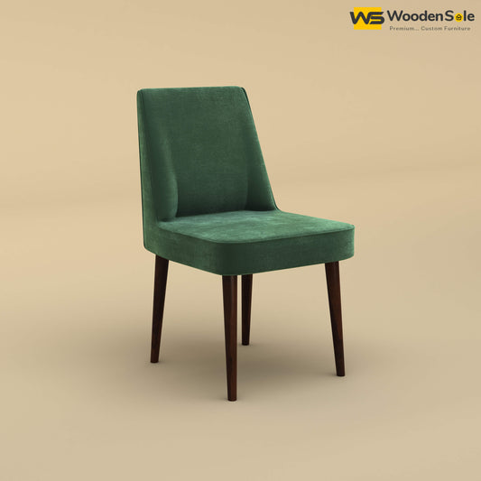 Hardik Dining Chair (Velvet, Forest Green)
