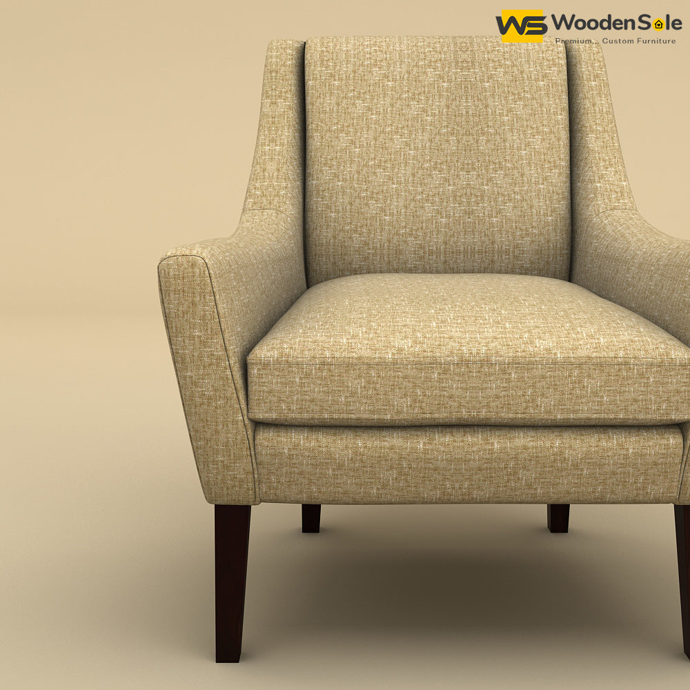 Oscar Lounge Chair (Cotton, Faux Cream)