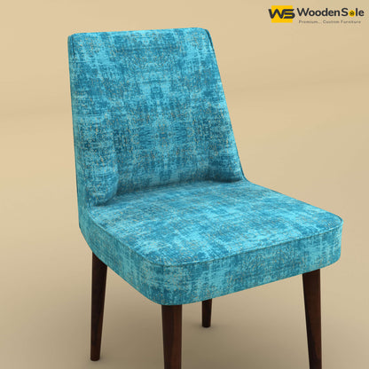 Hardik Dining Chair (Cotton, Teal Blue)