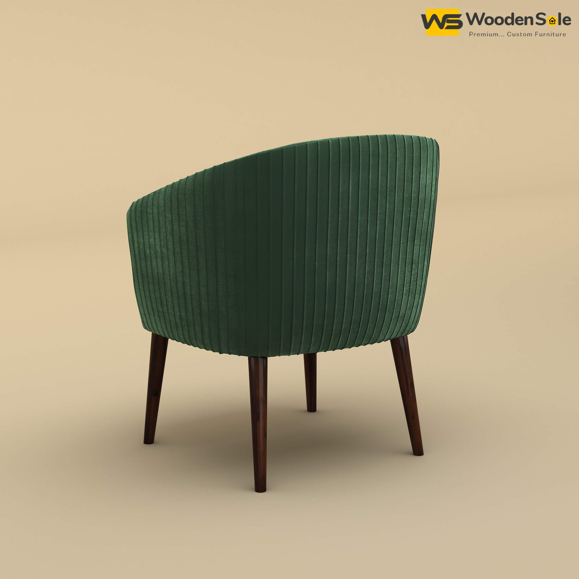 Parker Dining Chair (Velvet, Forest Green)