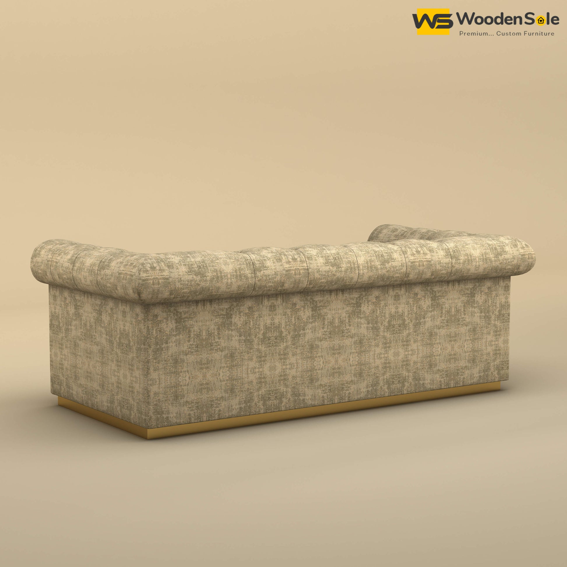Morrison 3 Seater Fabric Sofa (Cotton, Patchy Cream)