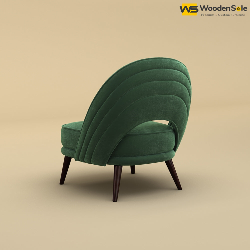 Nyra Lounge Chair (Velvet, Forest Green)