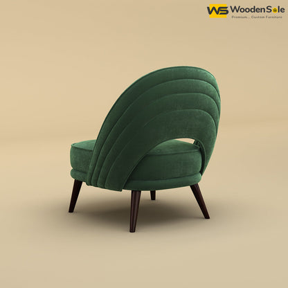 Nyra Lounge Chair (Velvet, Forest Green)