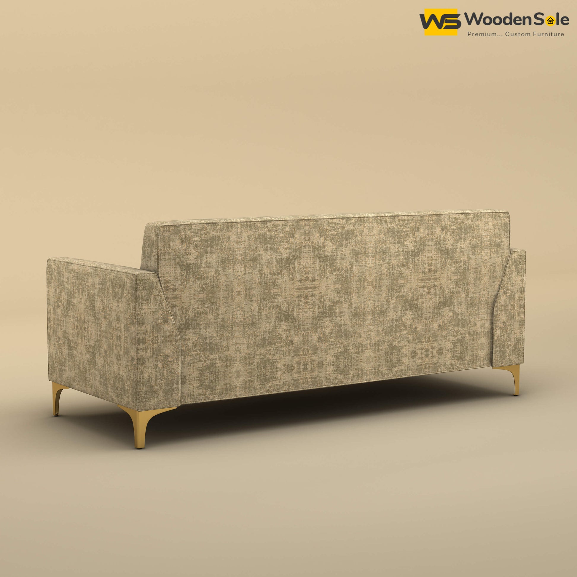 Nayobi 3 Seater Sofa (Cotton, Patchy Cream)