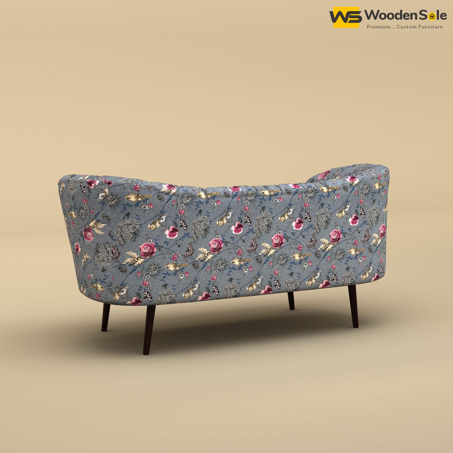 Kiara Chaise Lounge (Cotton, Floral Printed)