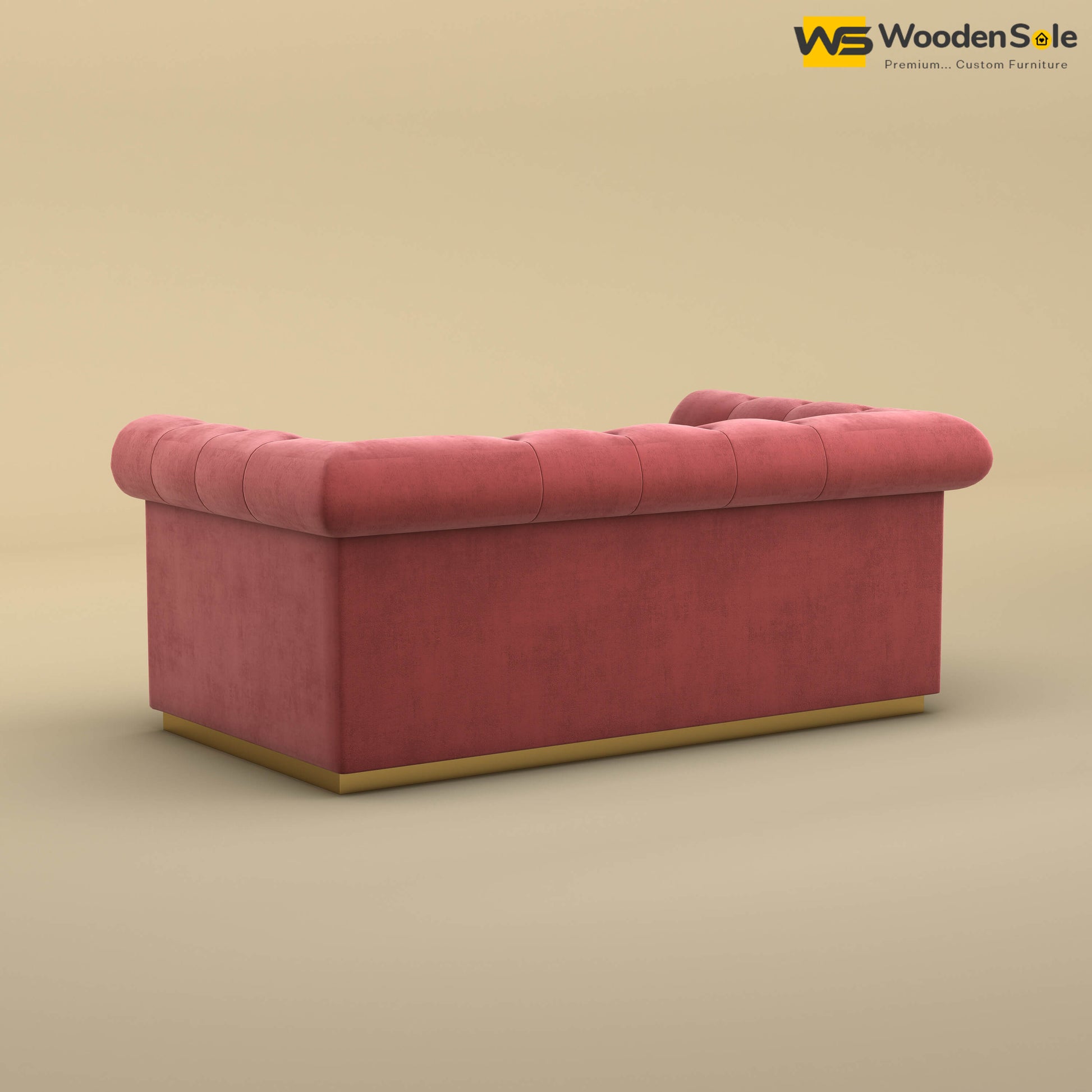 Morrison 2 Seater Fabric Sofa (Velvet, Pink)
