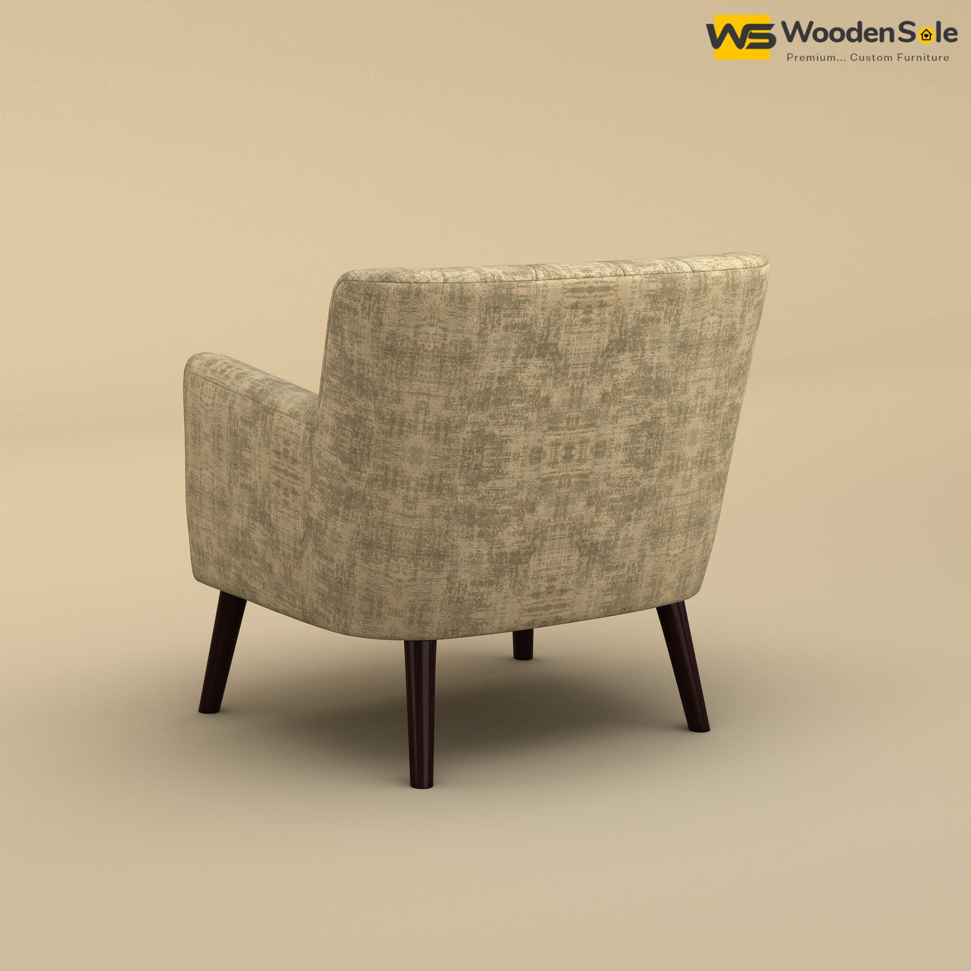 Figo Tufted Lounge Chair (Cotton, Patchy Cream)