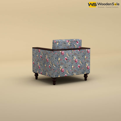 Tivoli 1 Seater Fabric Sofa (Cotton, Floral Printed)