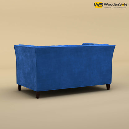 Divit Loveseat (Velvet, Royal Blue)