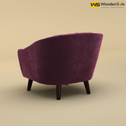 Verona Lounge Chair (Velvet, Dark Purple)