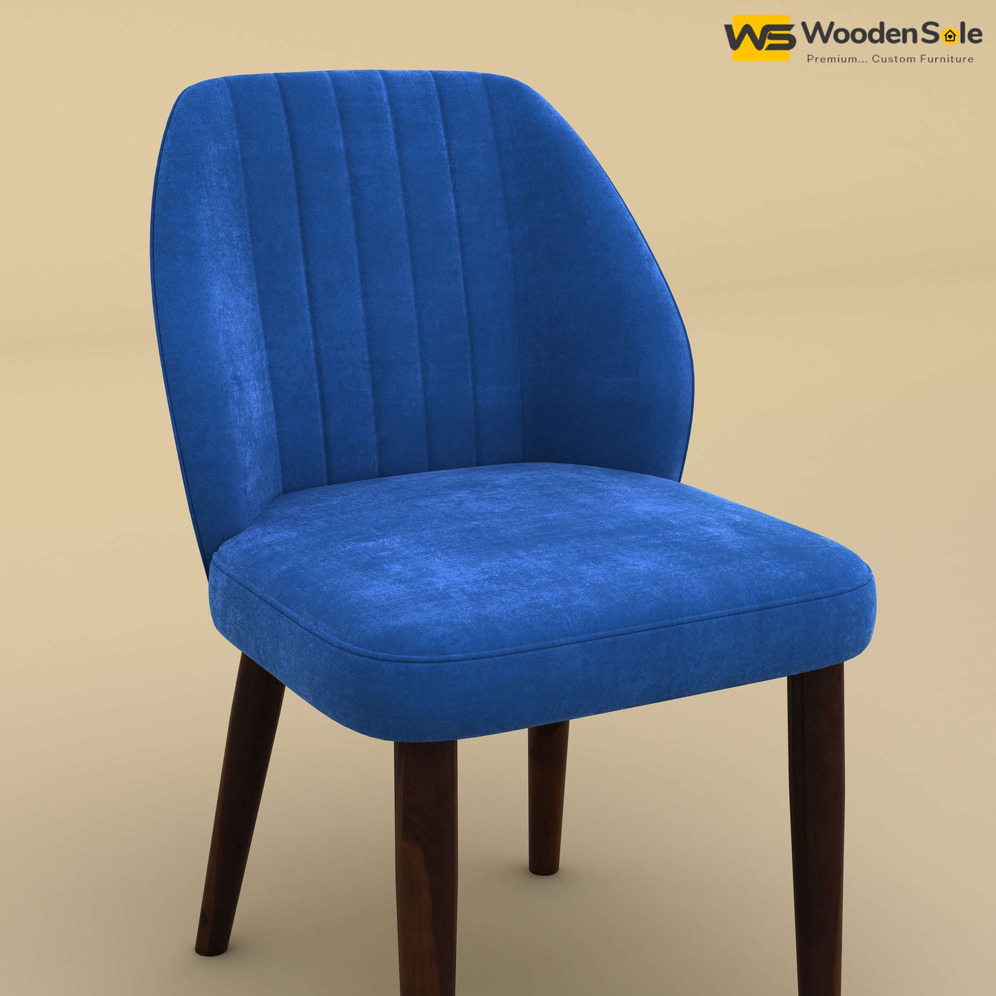 Norway Dining Chair (Velvet, Royal Blue)