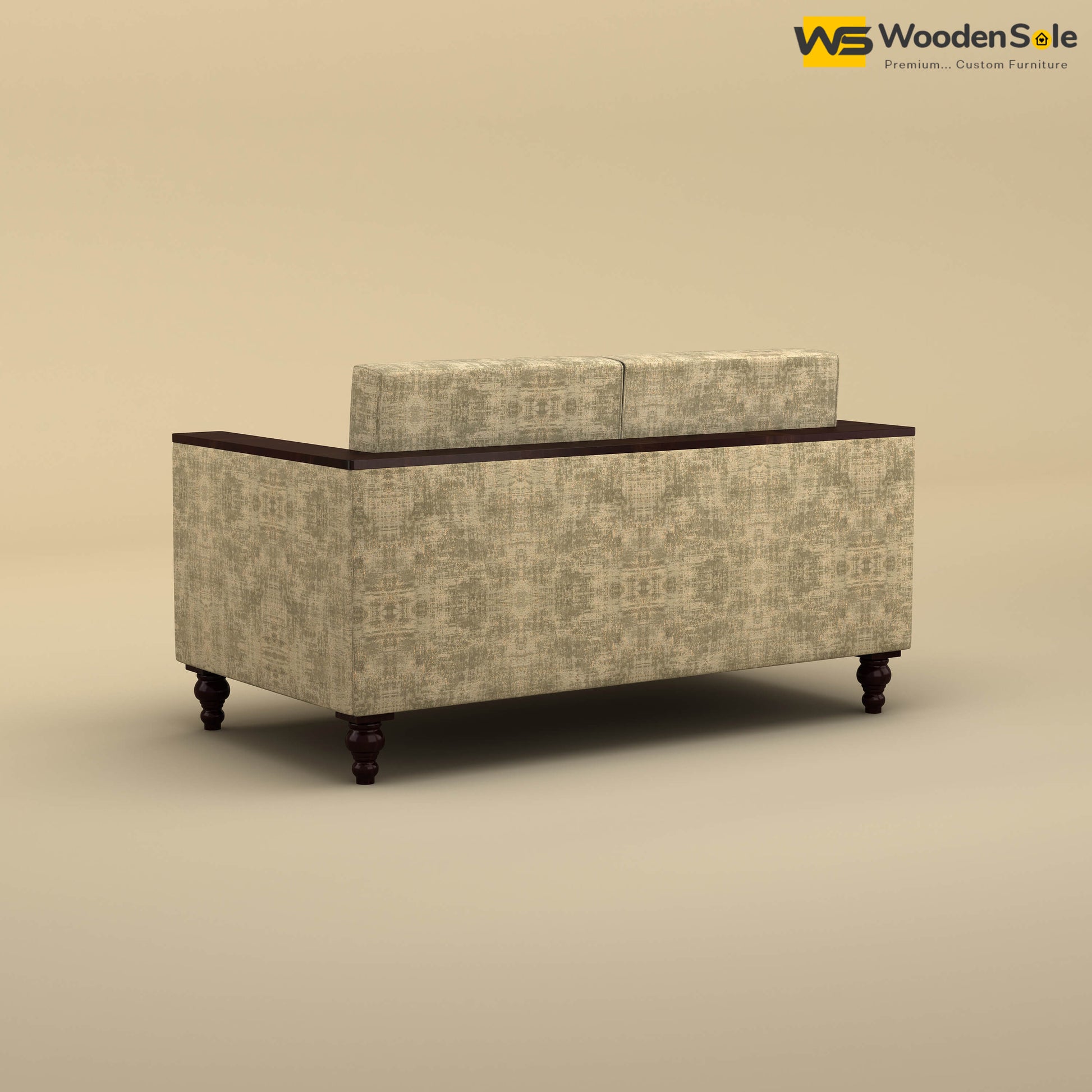 Tivoli 2 Seater Fabric Sofa (Cotton, Patchy Cream)