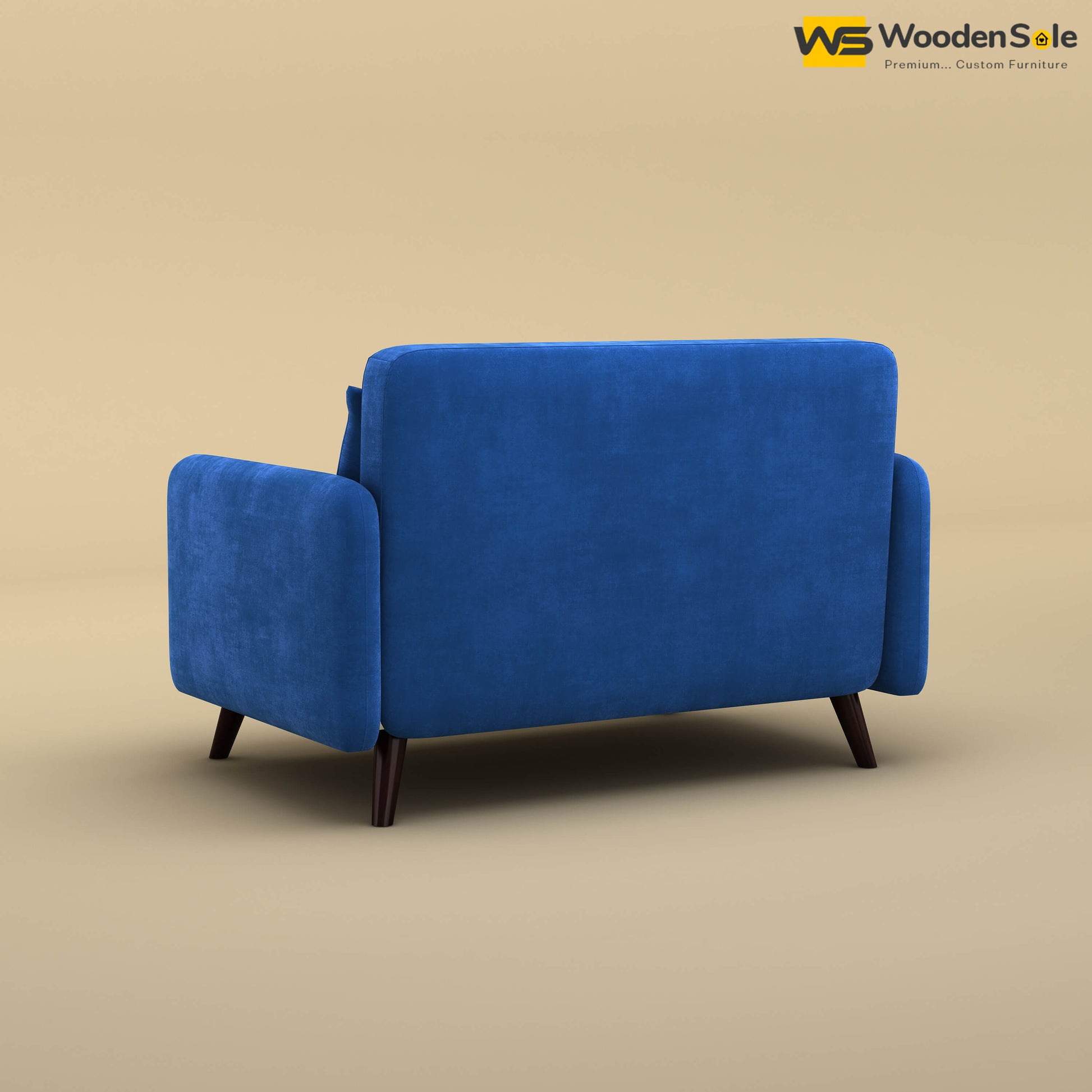 Parth Loveseat (Velvet, Royal Blue)